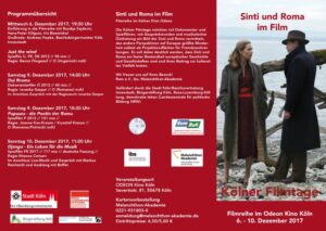 Die Kölner Filmtage möchten mit Dokumentar- und Spielfilmen, mit Gesprächsrunden und musikalischer Darbietung ein Bild der Sinti und Roma vermitteln, das andere Perspektiven auf Europas größte Minderheit zulässt als Projektionsflächen für Fremdzuschreibungen.