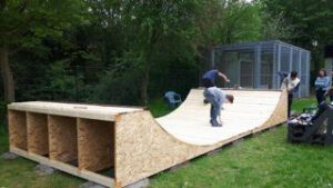 Skateboard-Projekt im Jugend- und Gemeinschaftszentrum Neubrück.