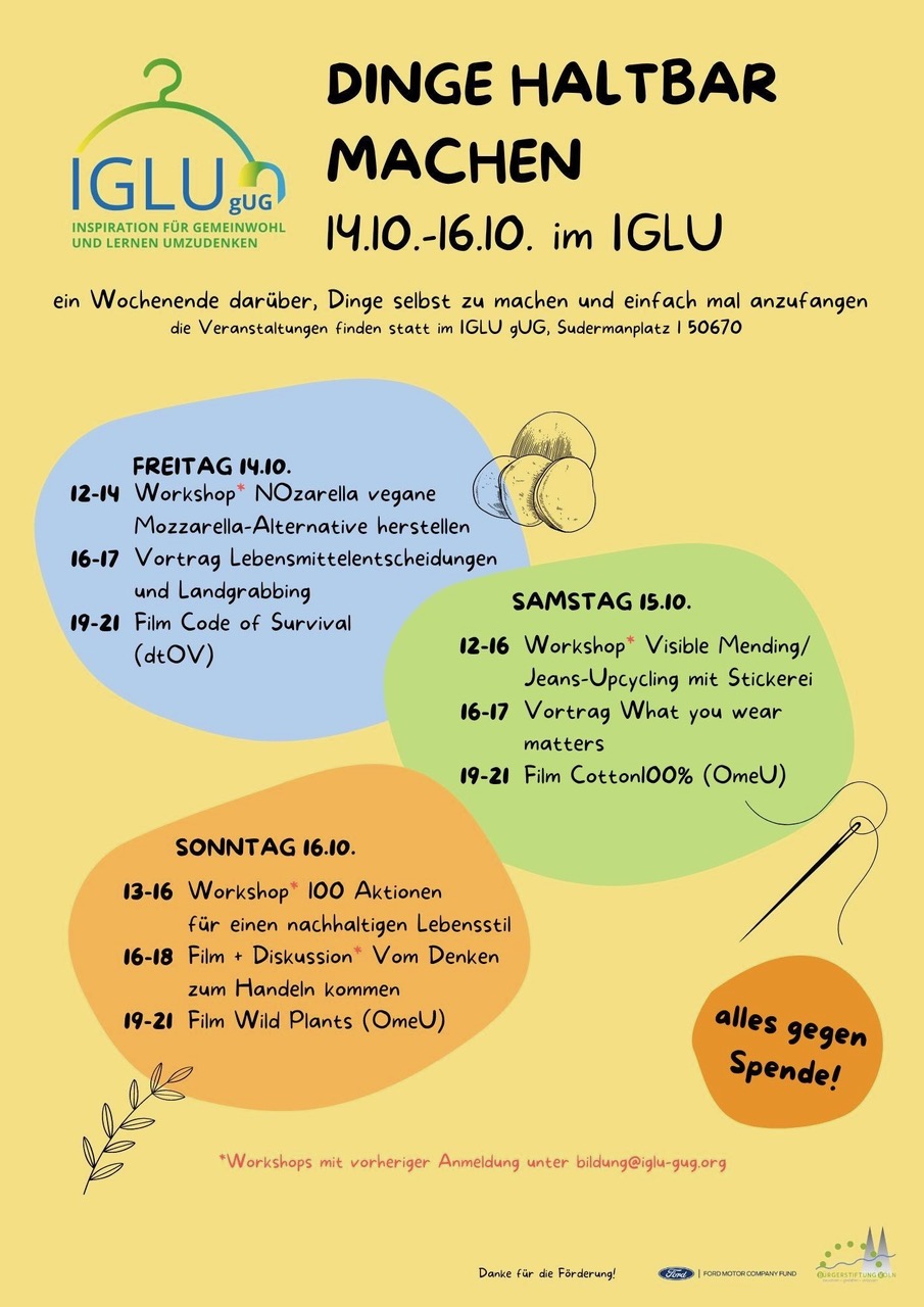 Nachhaltigkeit ist machbar, liebe Nachbar*innen!