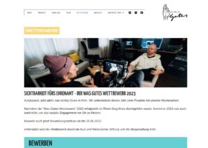 Was Gutes-Wettbewerbs 2023 - Sichtbarkeit fürs Ehrenamt