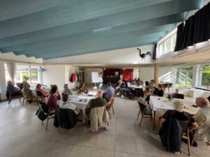 Pat*innen-Treffen: Ergiebiger Erfahrungsaustausch und innovative Ideen rund ums Projekt "Eselsohr" im Stadtteiltreff in der Stegerwaldsiedlung (Mülheim-Süd