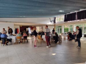 Pat*innen-Treffen: Ergiebiger Erfahrungsaustausch und innovative Ideen rund ums Projekt "Eselsohr" im Stadtteiltreff in der Stegerwaldsiedlung (Mülheim-Süd